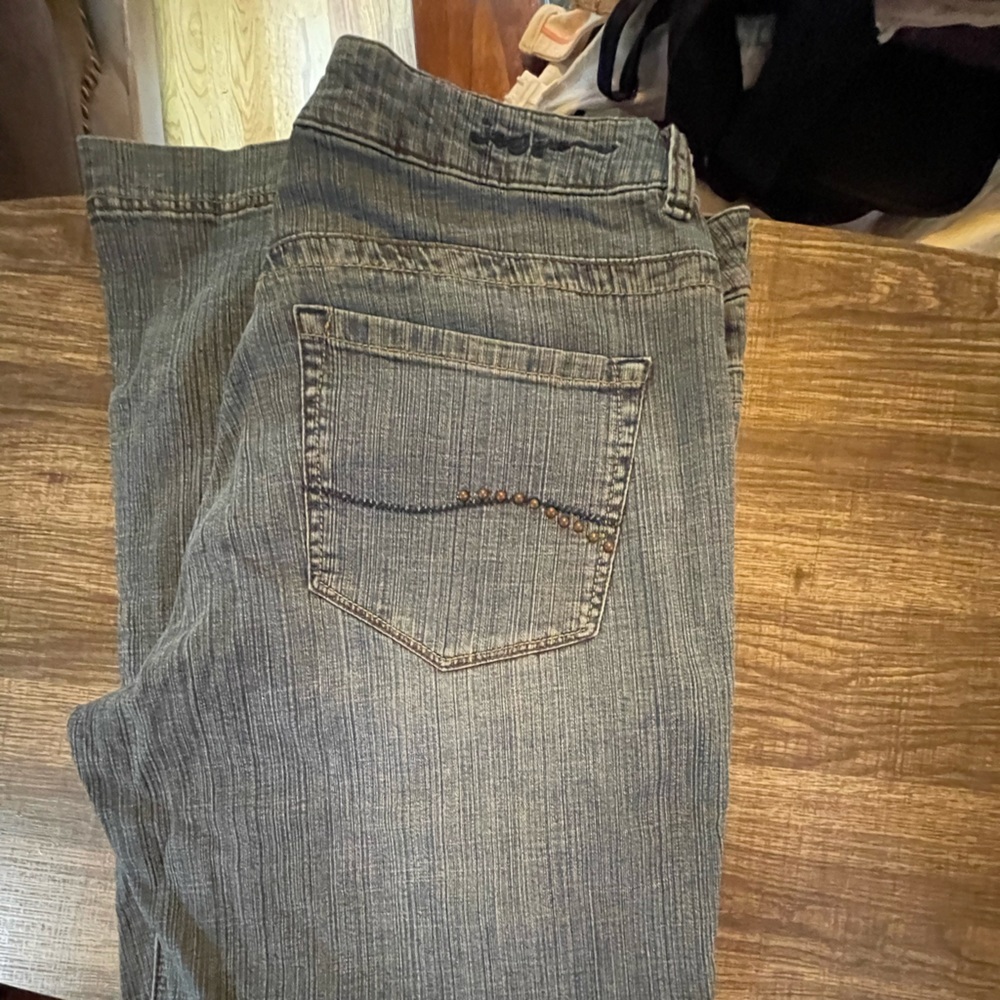 Jag stretch jeans size 12 straight leg light wash